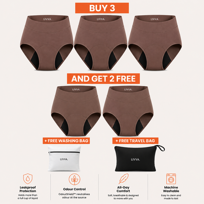 Livva OdourShield™ Leakproof Underwear (3+2 FREE)