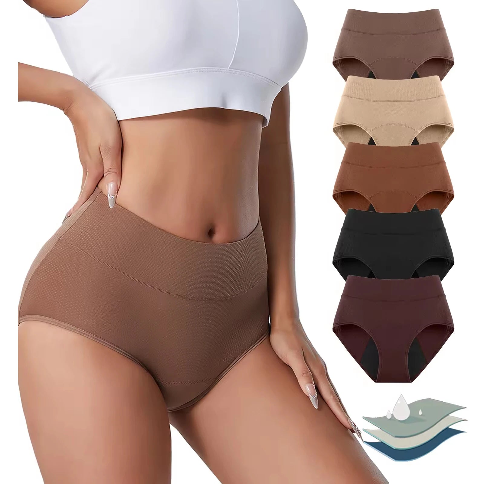 Leakproof High-Waist Confidence Briefs